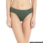 Seafolly Women's Ruched Side Retro Full Coverage Bikini Bottom Swimsuit Forest B07BZ8SN5M